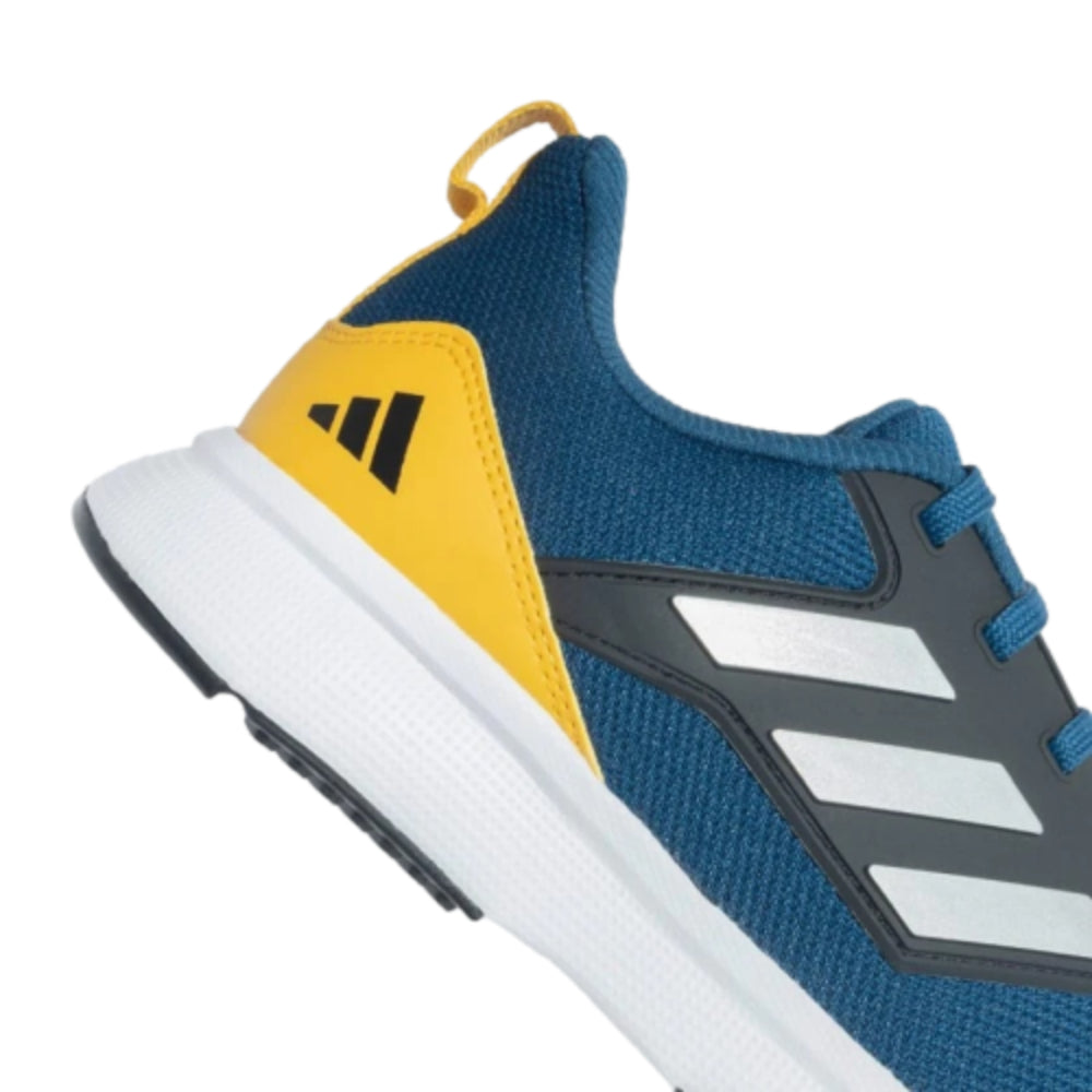 Adidas blue clearance and yellow sneakers