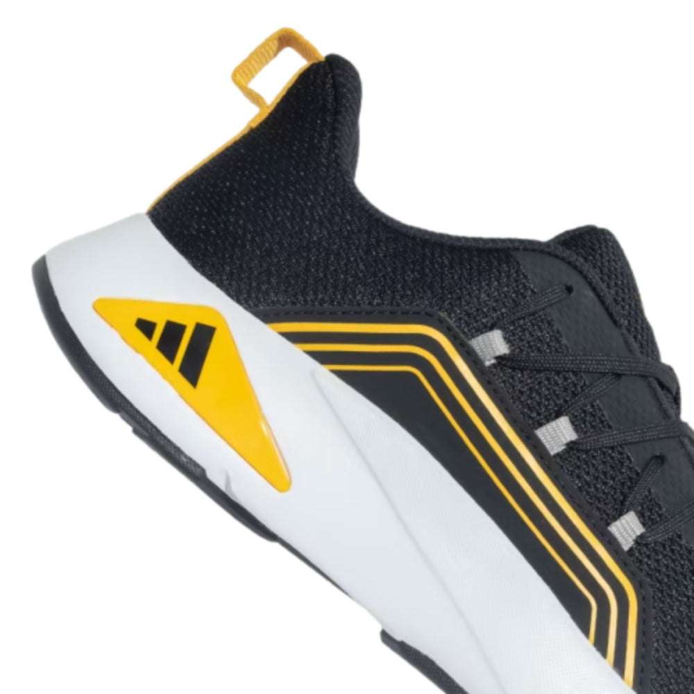 Adidas Men's Flash Tech Running Shoe (Core Black/Dove Grey/Preloved Yellow)