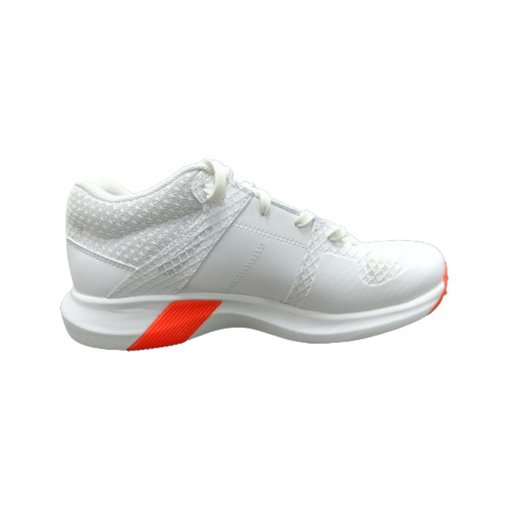 Adidas Men's Adipower Vectorid 20 Cricket Shoe (White/Lucid Blue/Solar Red)