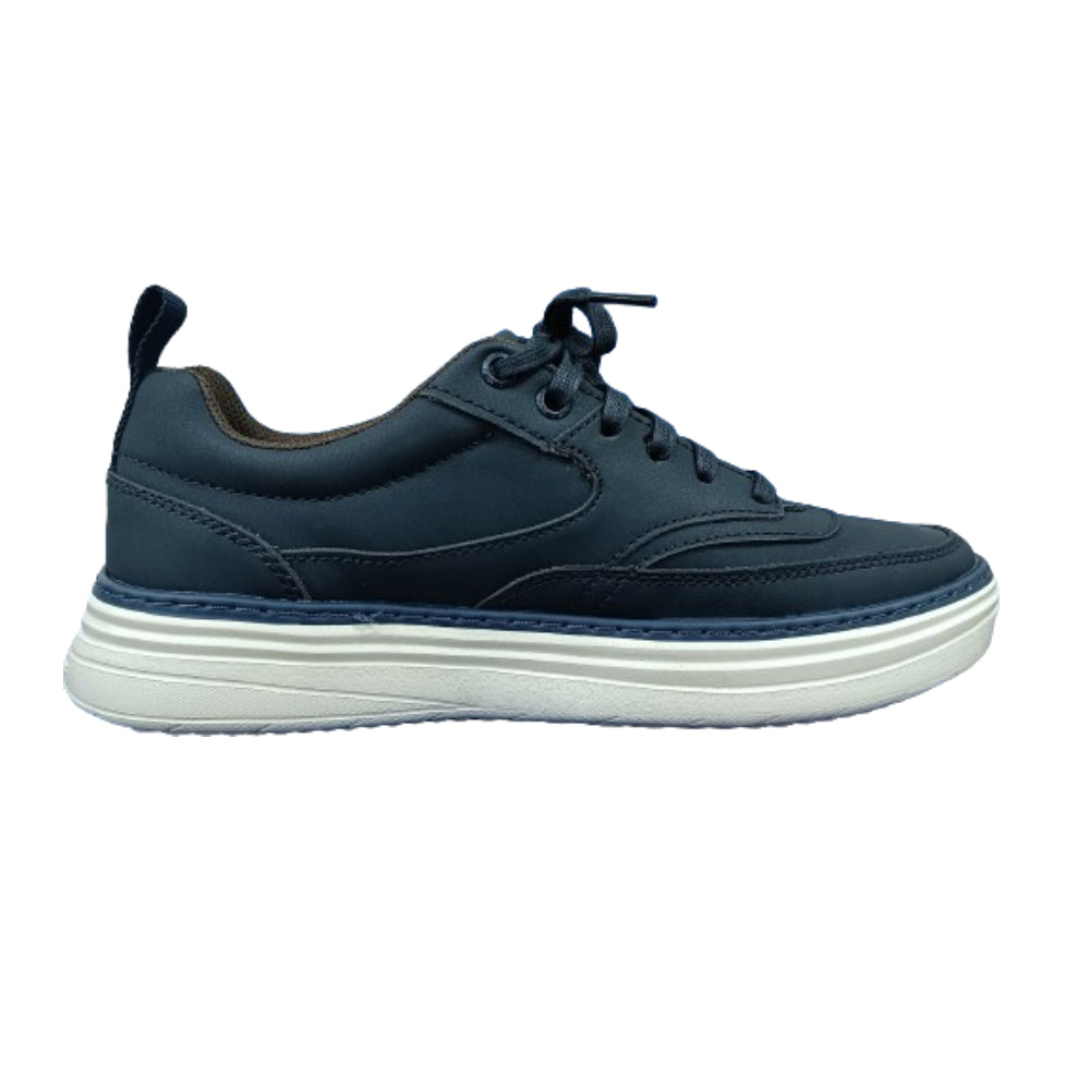 Top SKECHERS Men Hyland Lars Navy Casual Shoes