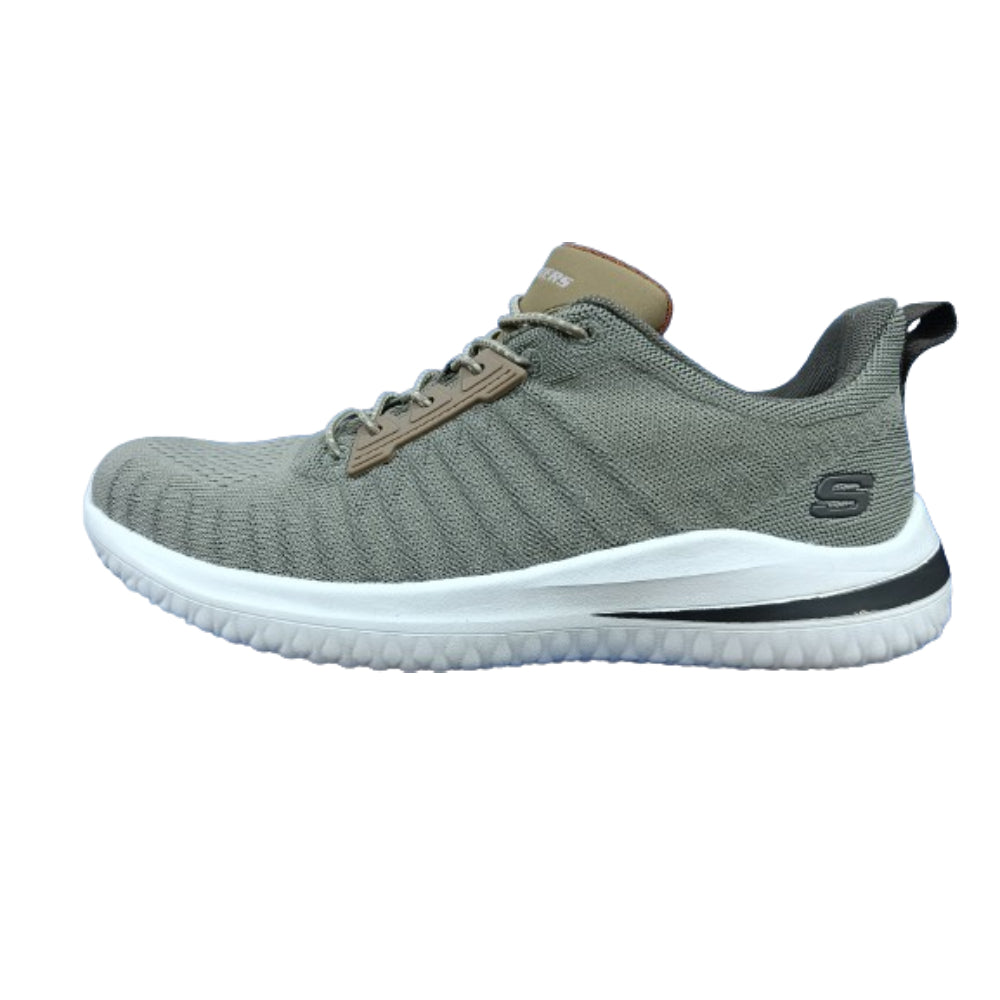 2024 Most Recommended SKECHERS Men Delson 3.0 Khaki Running Shoe