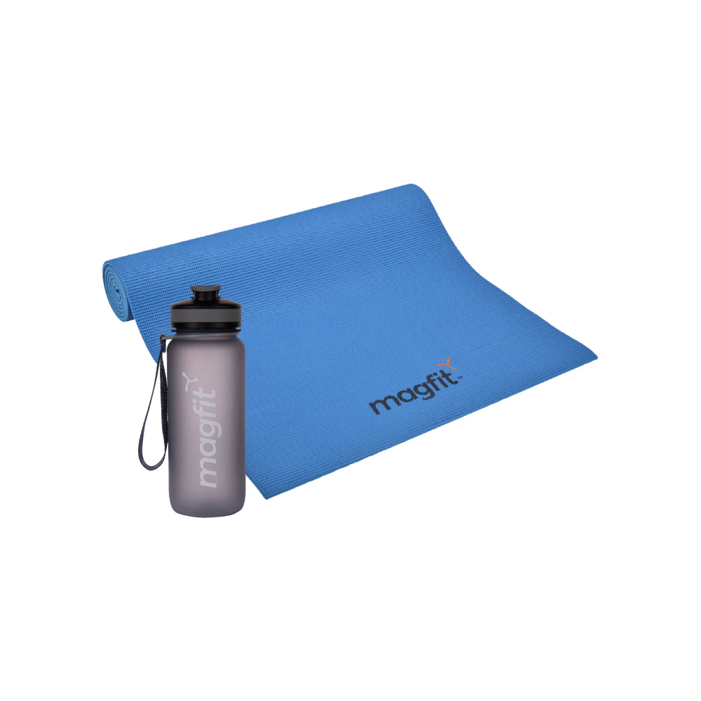 Most Recommended MagFit Double Sided Yoga Mat  & Pop Bottle 