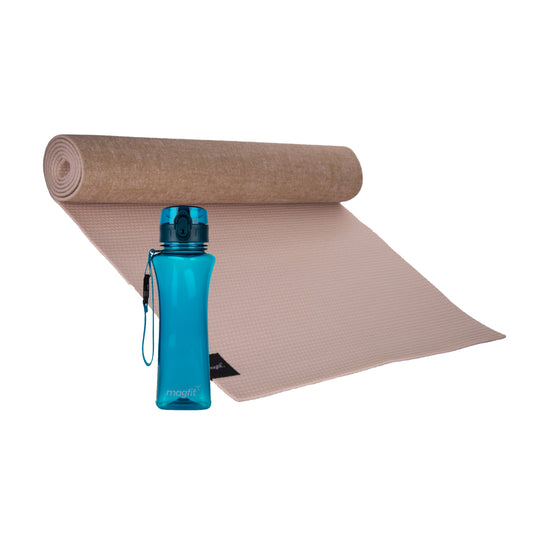 Latest Brand MagFit Jute Yoga Mat  & Pop Bottle 