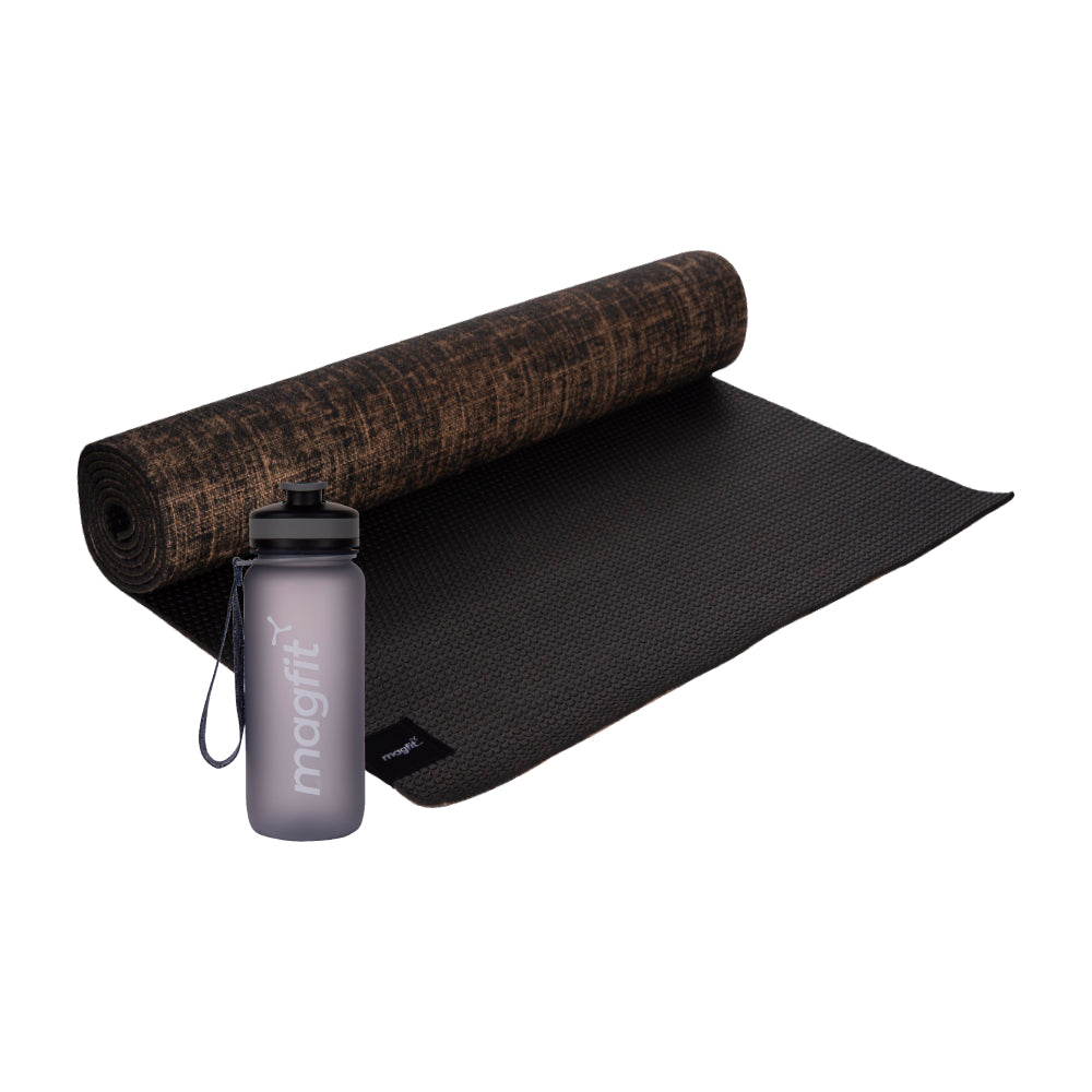 Top quality MagFit Jute Yoga Mat  & Pop Bottle 