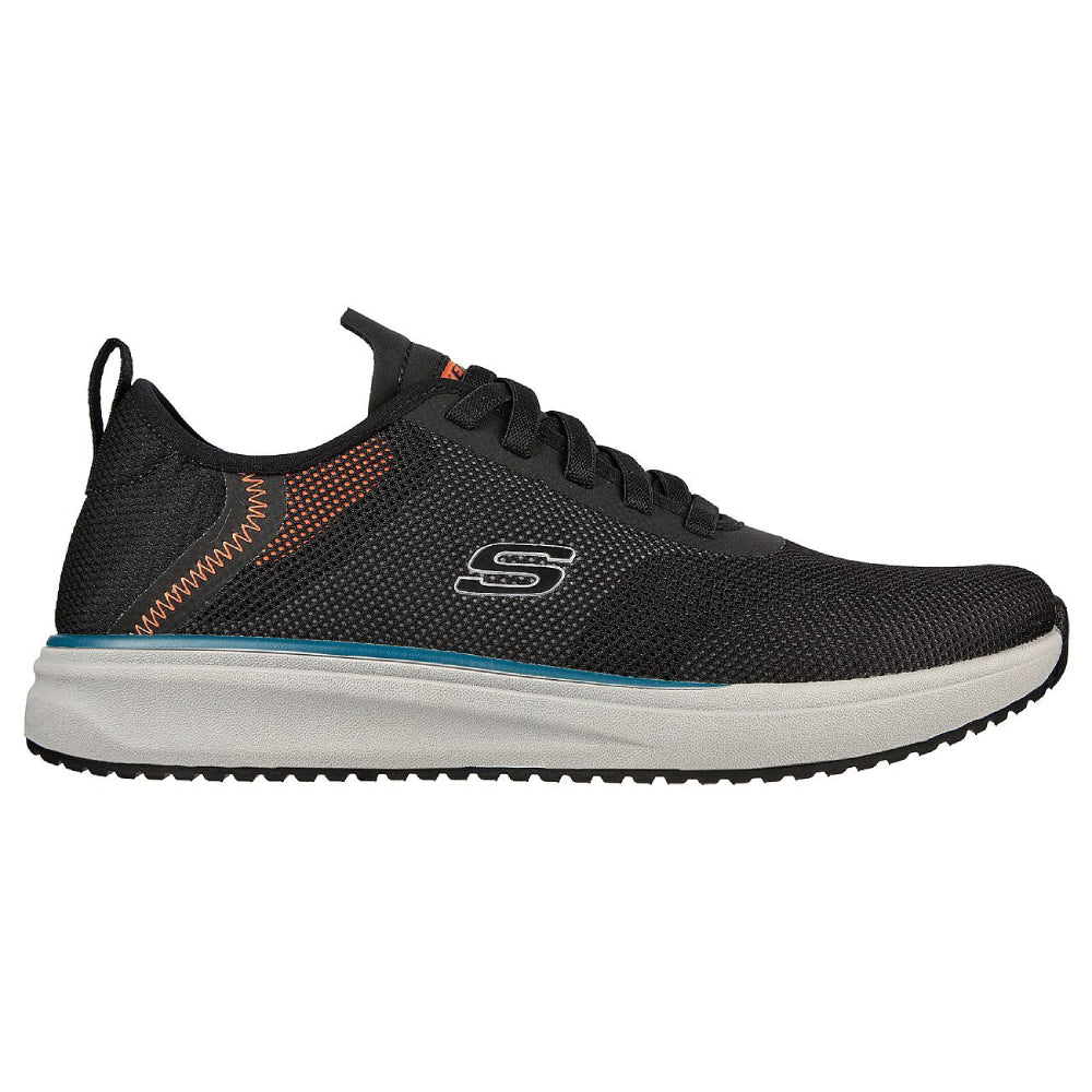 SKECHERS Men's Crowder Destino Running Shoe (Black)