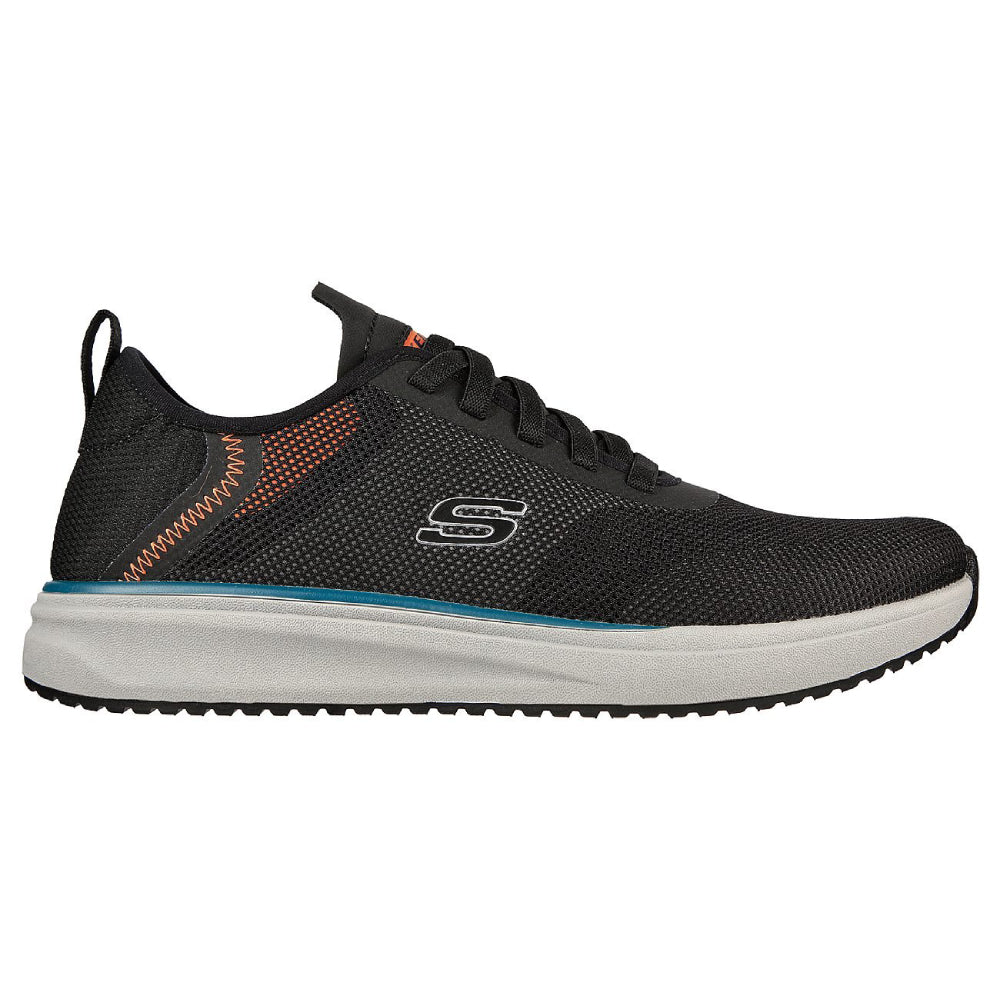 skechers latest crowder destino black running shoe