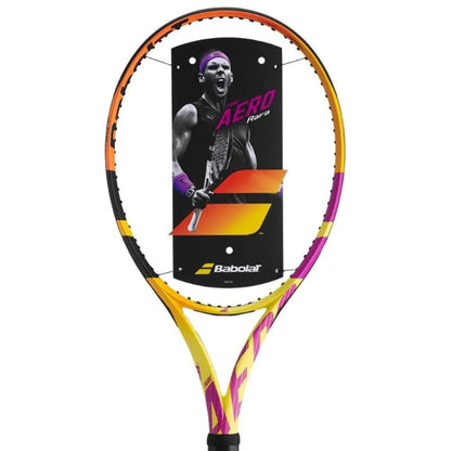 Babolat Pure Aero Junior 26 RAFA Strung Tennis Racquet (Yellow/Purple/Orange)