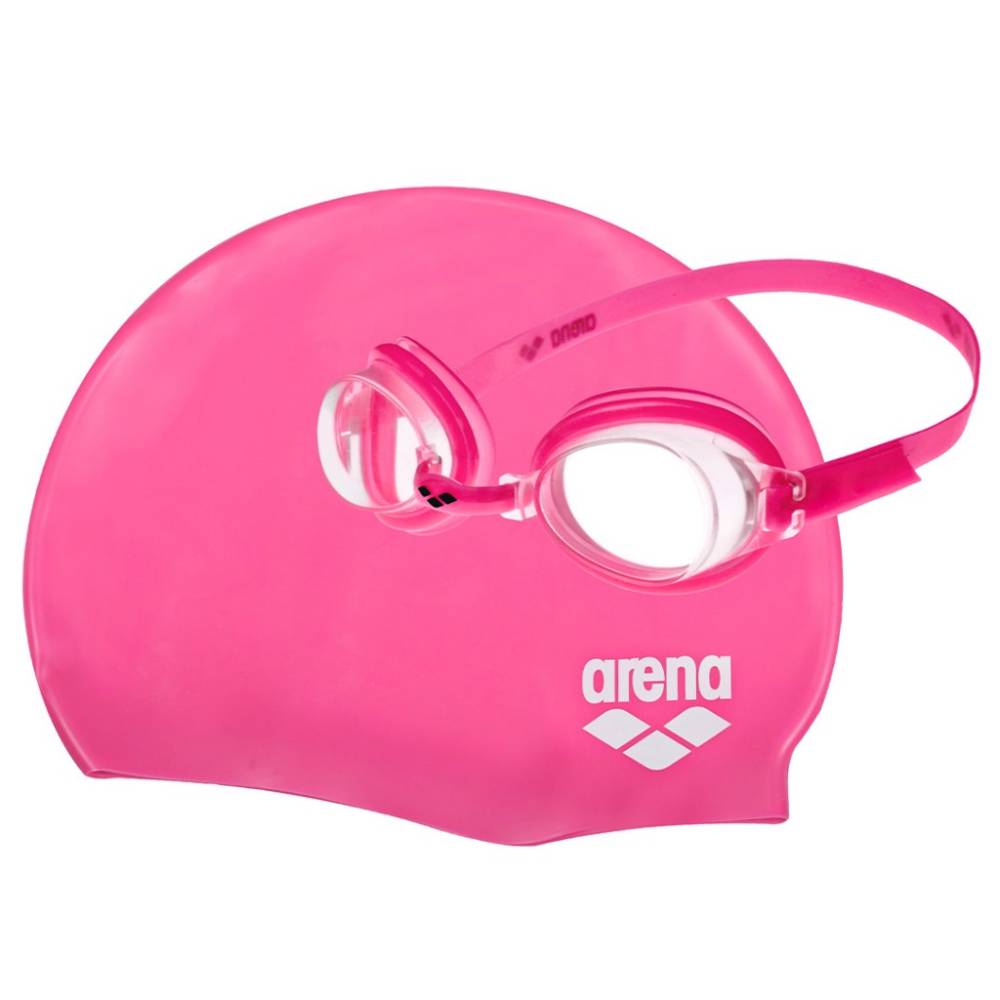 best arena swimming cap and goggles