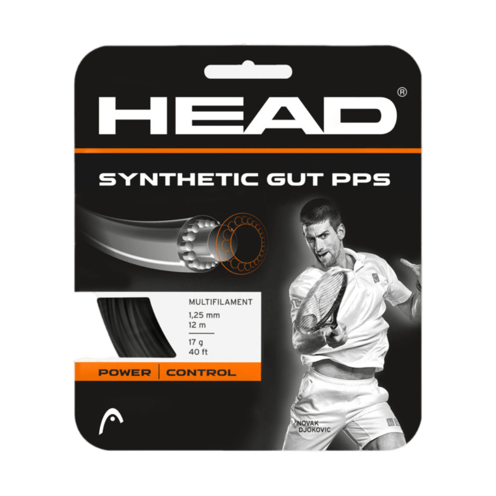 HEAD Synthetic Gut PPS 17G Tennis String (Black)