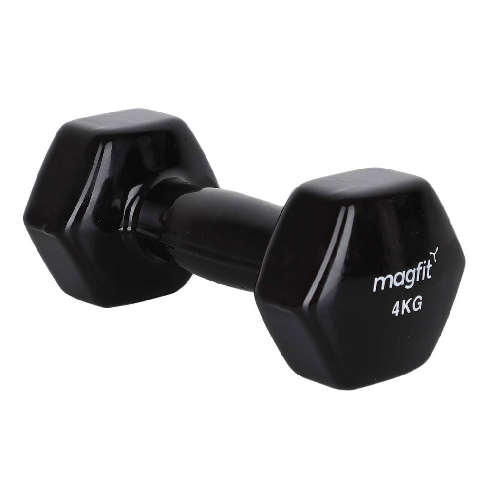 2024 most Recommended  MagFit Vinyl Dumbell (4kg) (Black)