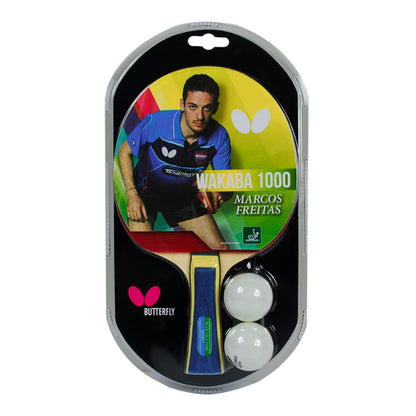 Butterfly Wakaba 1000 Table Tennis Bat And Ball Set