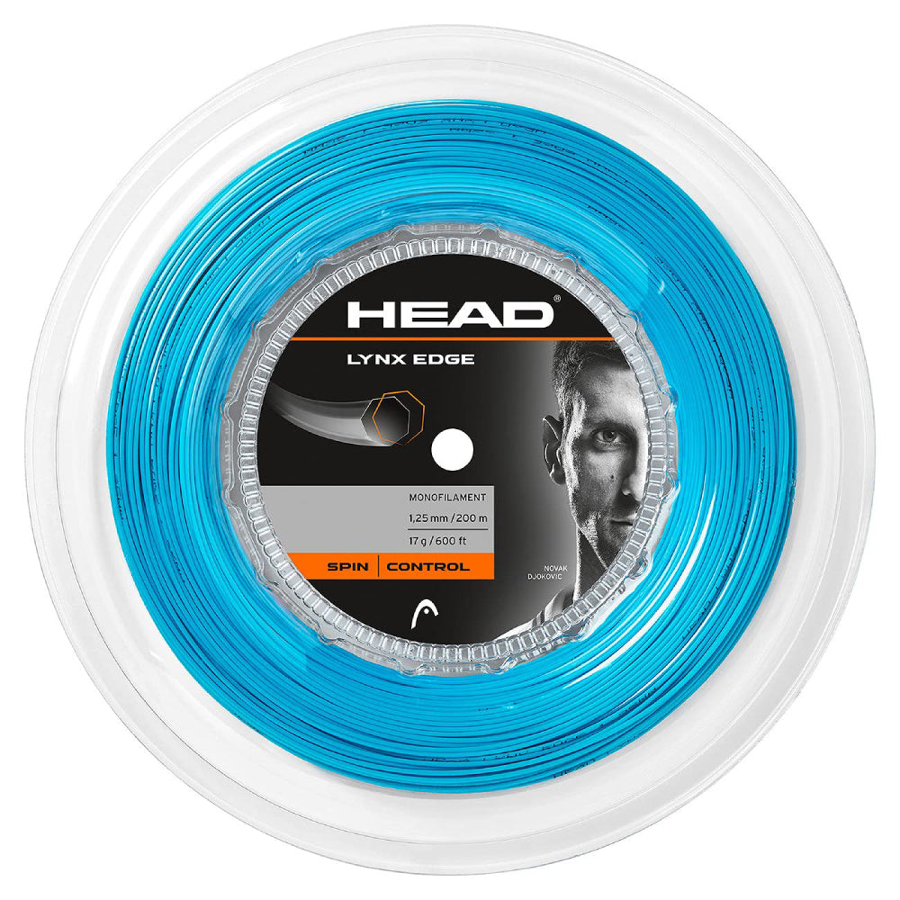 HEAD Lynx Edge Monofilament 200M Tennis String Reel (Blue)
