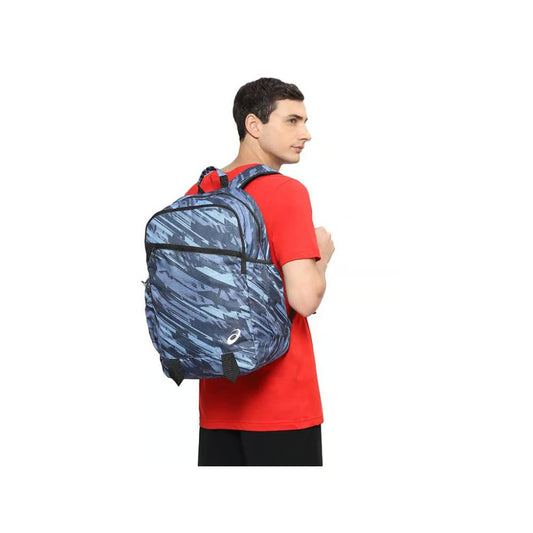 asics latest french blue backpack