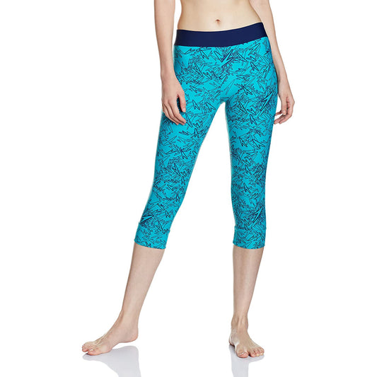 Most comfortable Speedo Women Boom Splice All Over Printed Swim Capri 