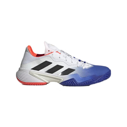 Adidas Men's Barricade Tennis Shoe (Lucid Blue/Core Black/Solar Red)