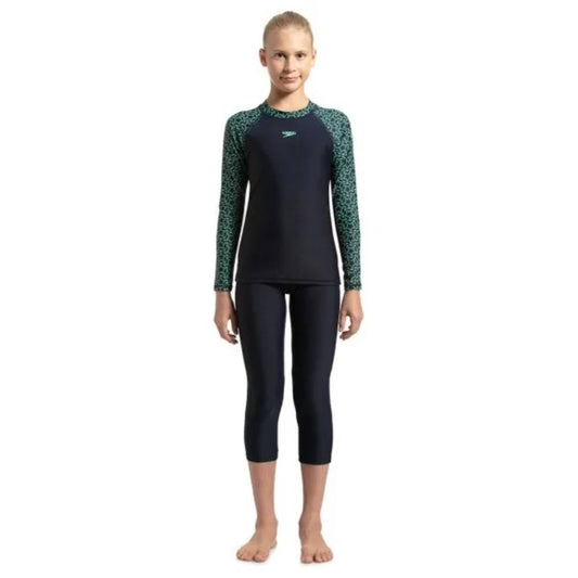 New Girl Speedo Boomstar Long Sleeve Suntop 