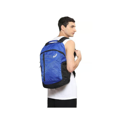 ASICS Spiral Logo Backpack (Blue/Performance Black)
