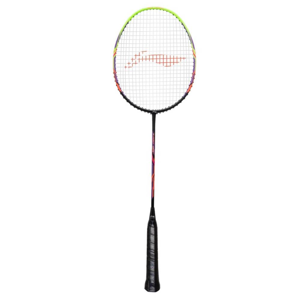 Li-Ning Turbo 99 strung Badminton Racquet (Black/Green)