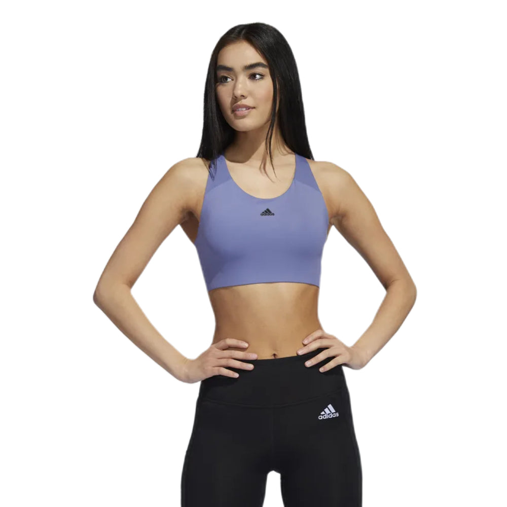 Adidas Women's Ultimate Alpha Sports Bra (Orbit Violet/Black)