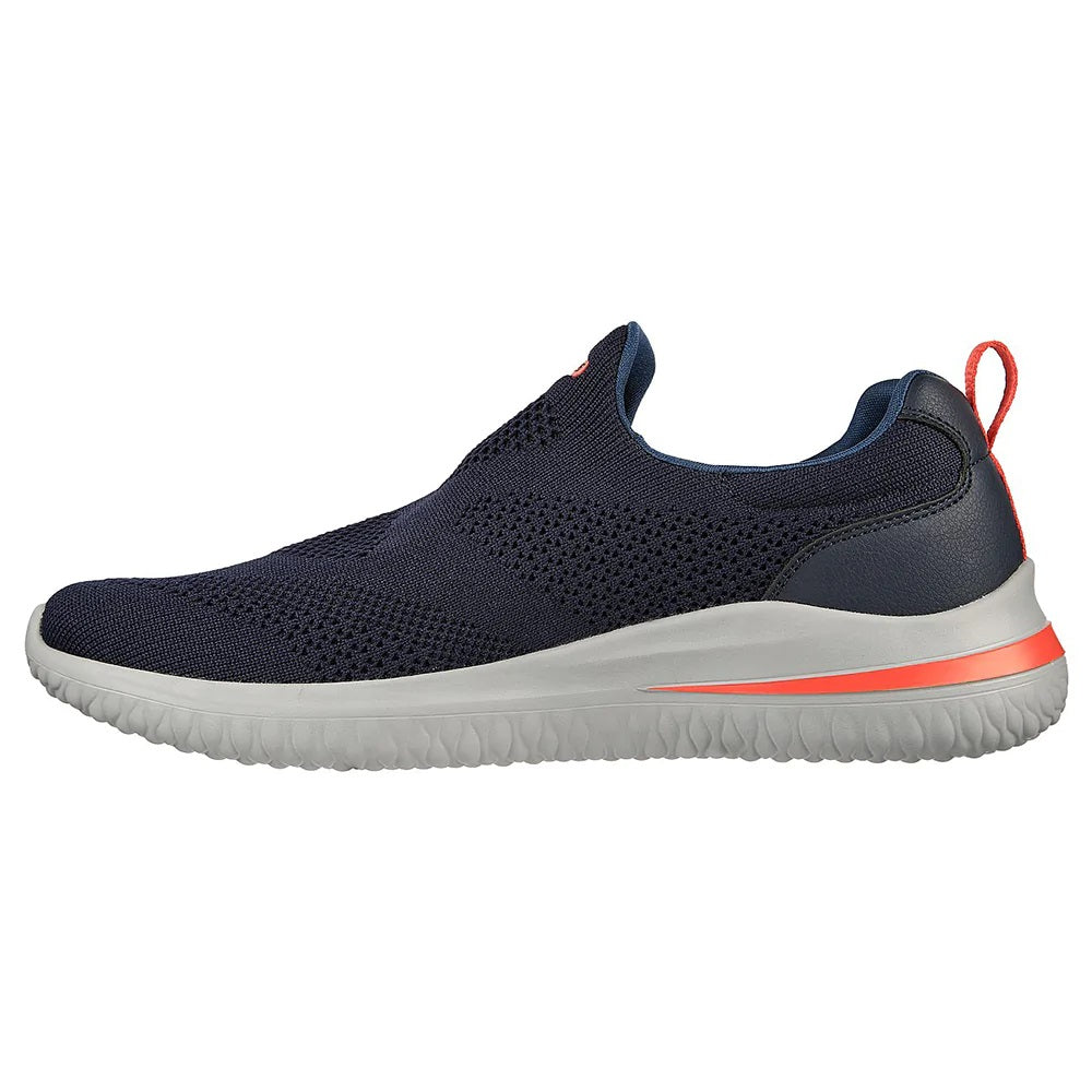 skechers men sporty casual delson 3.0 fairfie running shoe