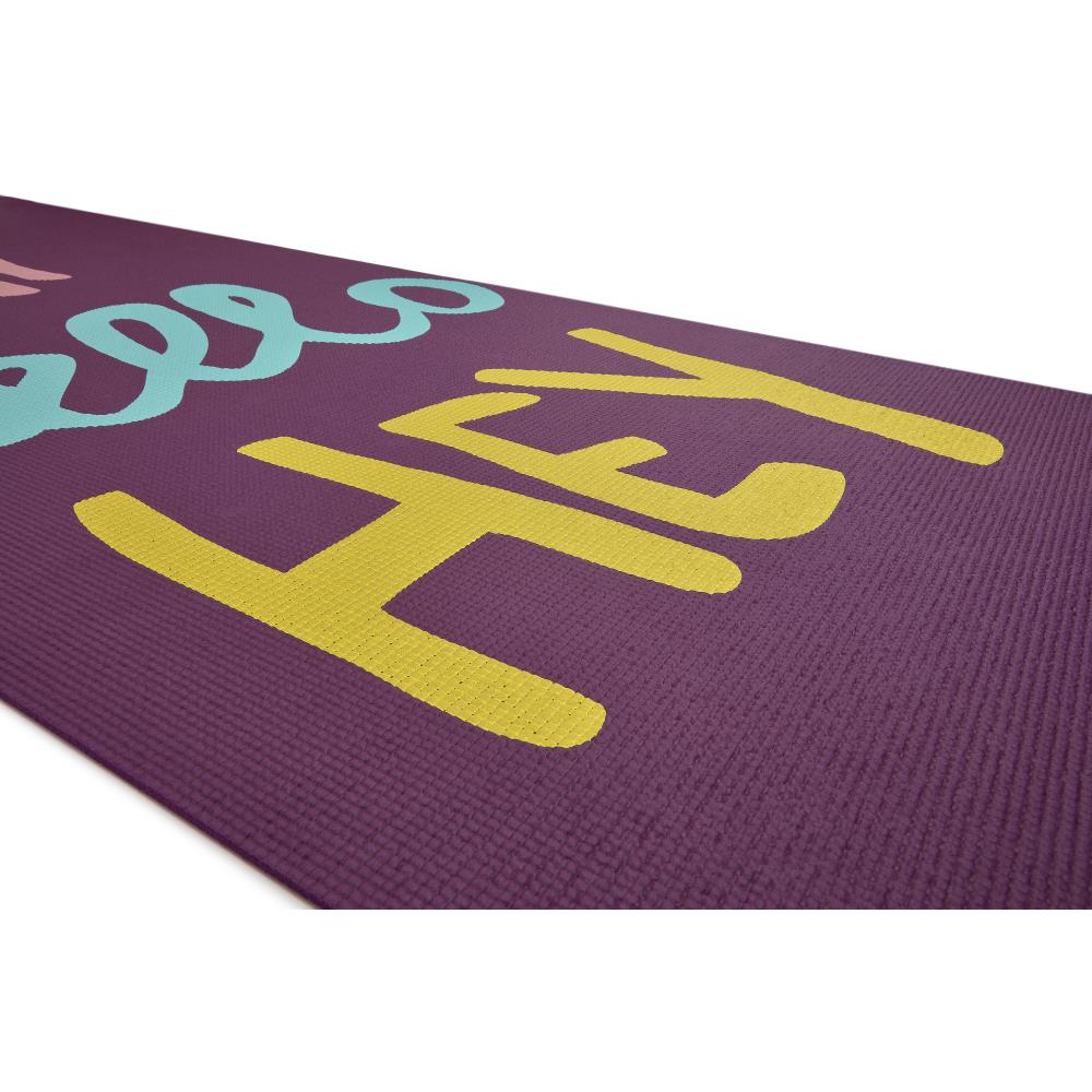Reebok Unisex HDPVC Double Sided Yoga Mat (Purple)