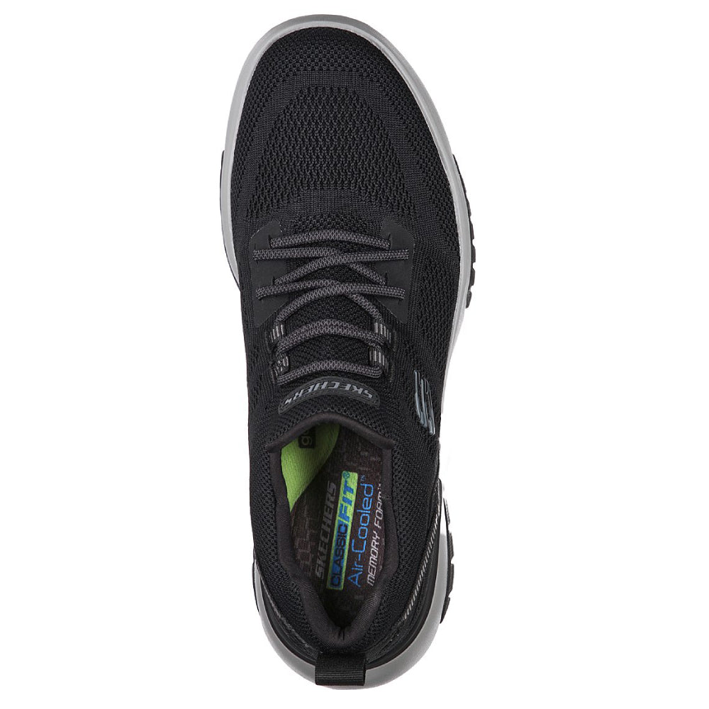 SKECHERS Men's Bellinger 2.0 Core Running Shoe (Black)