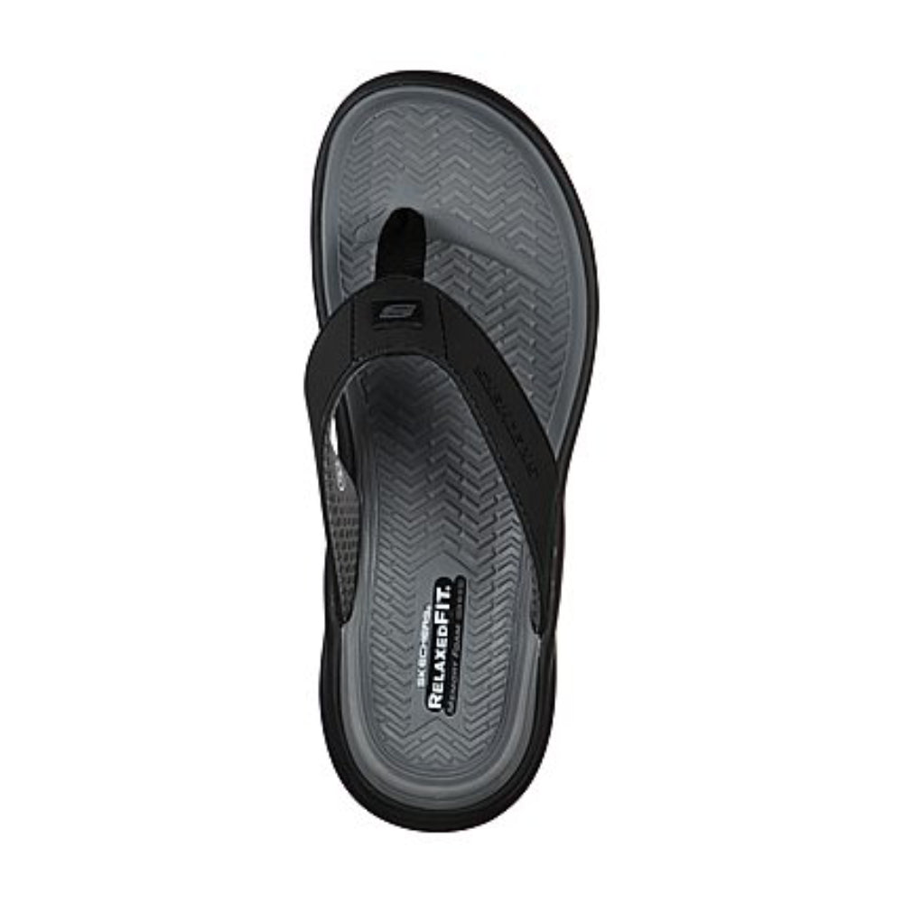 Skechers flip flops mens best sale memory foam