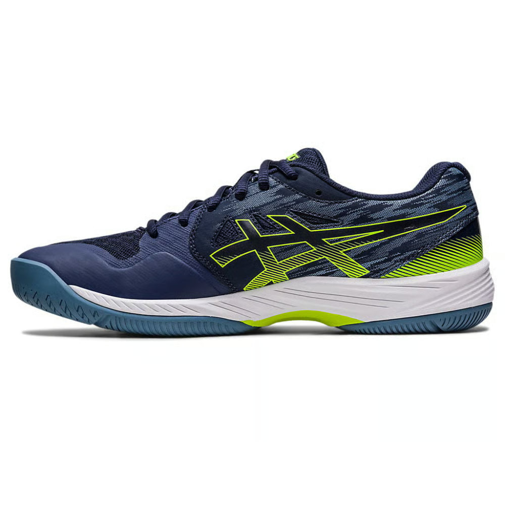 asics Gel-Court Island Midnight,Hazard Green Badminton Shoes