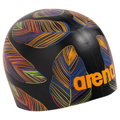 ARENA Adult Poolish Moulded Swimming Cap (Falling Leaves)