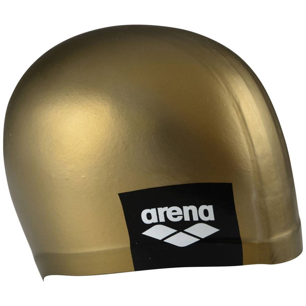 ARENA Adult Logo Moulded Swimming Cap (Gold)