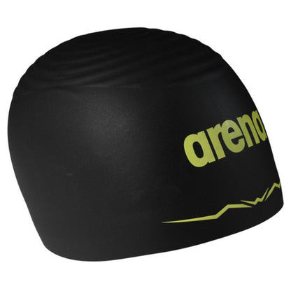 ARENA Adult Aquaforce Wave Swimming Cap (Black)