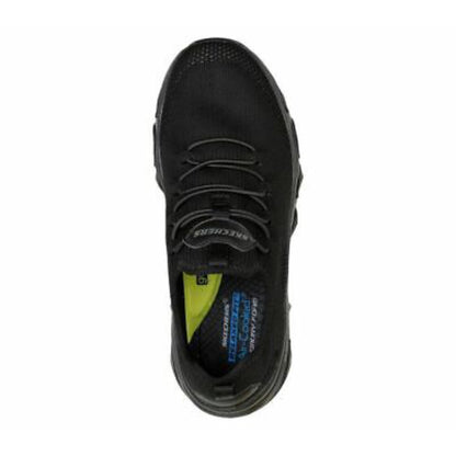 SKECHERS Men's Flex Conway Lawler Running Shoe (Black)