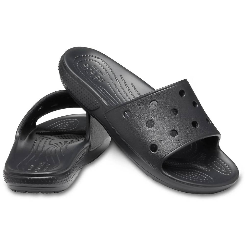 CROCS Baya Slide Sandals Mens-11 Black Slip On Relaxed Fit Waterproof -  Veg4U