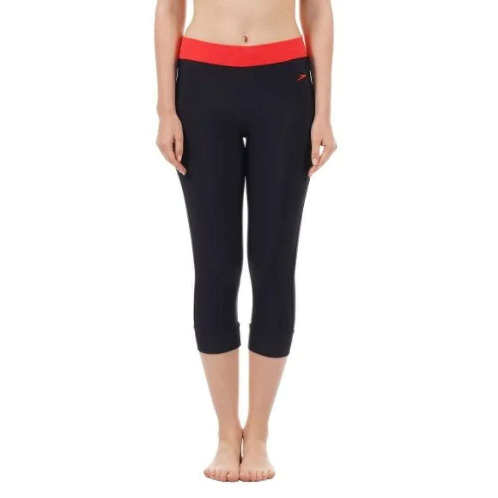 Most recommended Speedo Women Solid Contrast Swim Capri