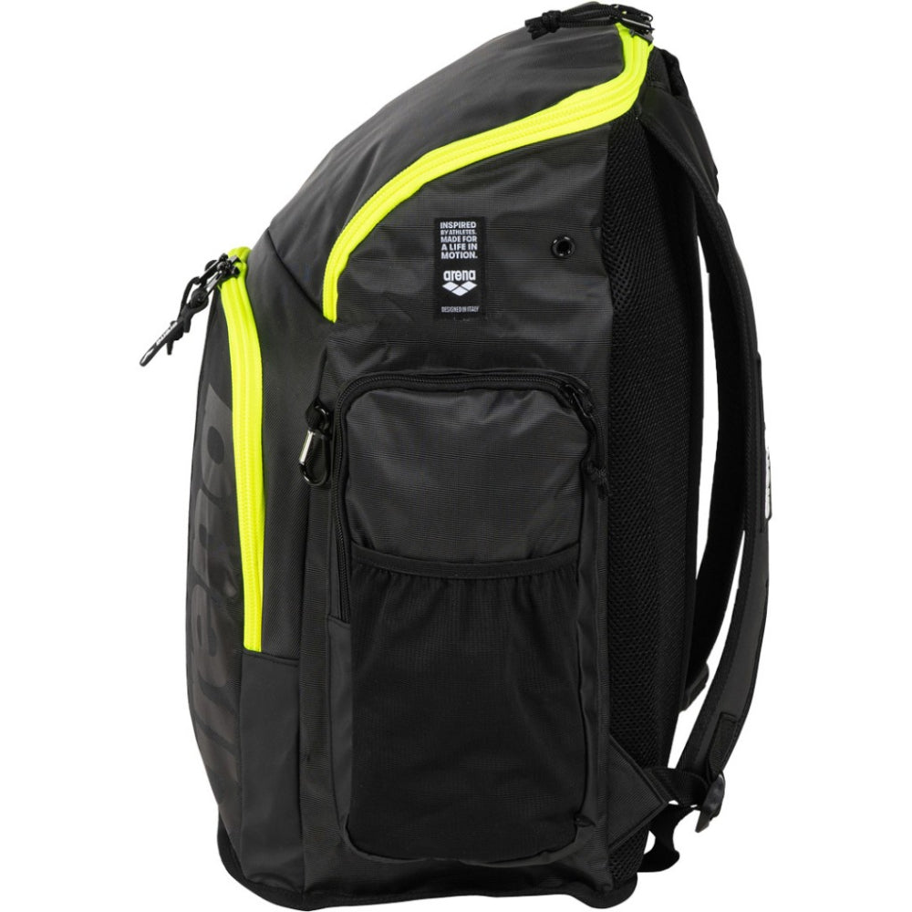 ARENA Spiky III Backpack 45 Backpack (Dark Smoke/Neon Yellow)
