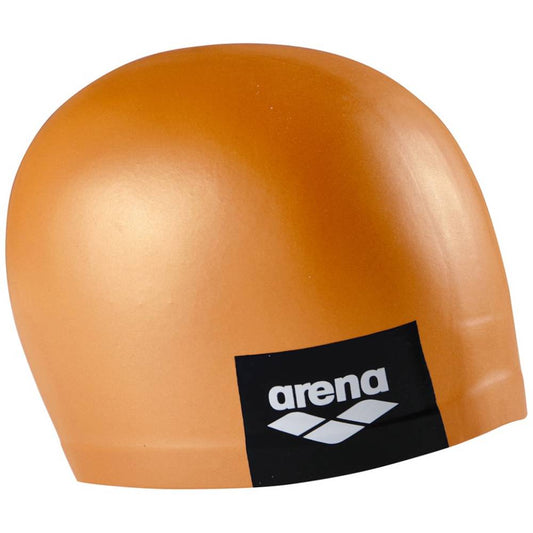ARENA Adult Logo Moulded Swimming Cap (Pinkish Orange)