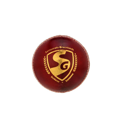 SG Club Leather Cricket Ball (Red)