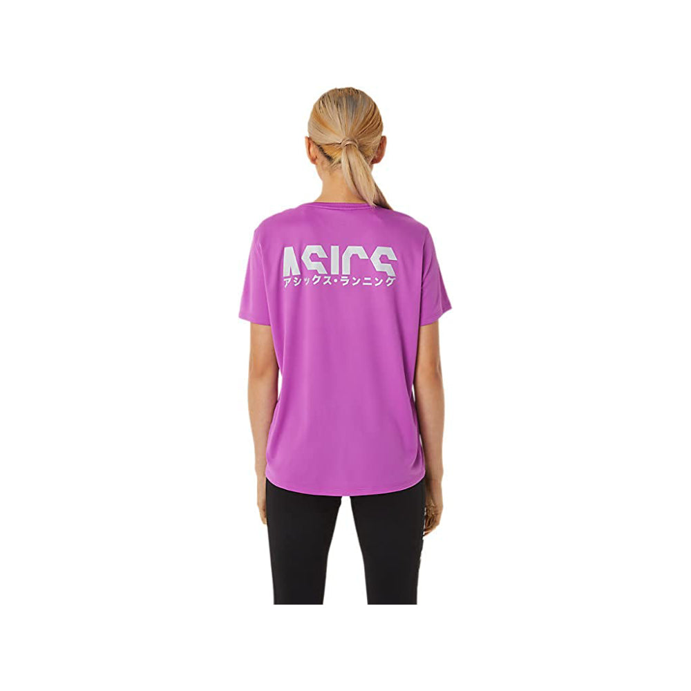 asics top quality short sleeve Orchid top