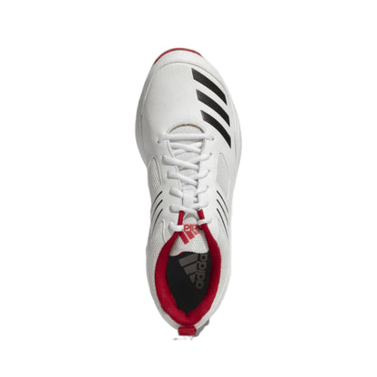 Adidas Men's Crihase Cricket Shoe (White/Black/Scarle)