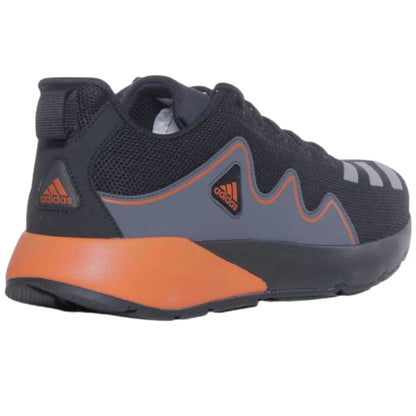 Adidas Men's Philoso Running Shoe (Black/Grey/Orange)
