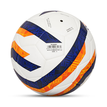 Nivia Dominator 3.0 Football (White/Blue/Orange)