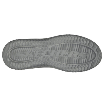SKECHERS Men's Delson 3.0 Cicada Running Shoe (Black/Gray)