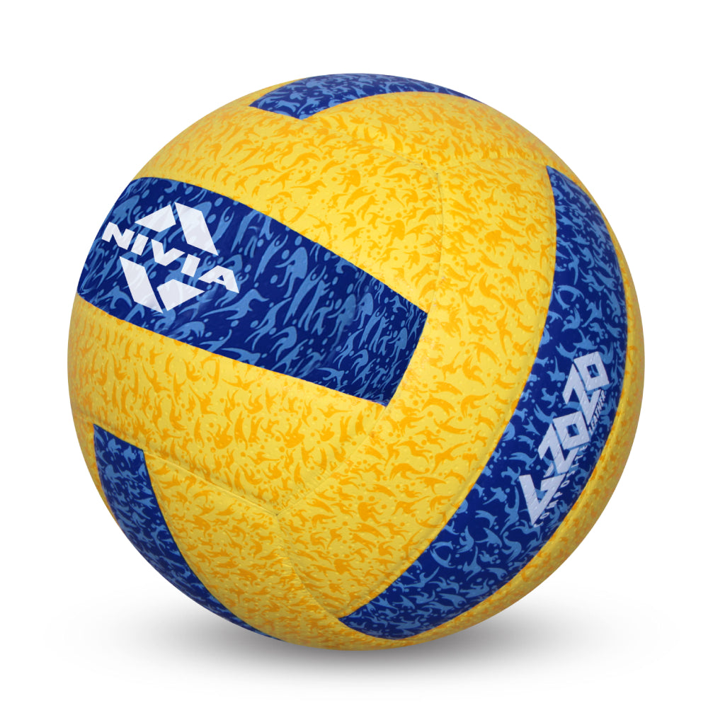 Nivia G-2020 Volleyball (Yellow/Blue)