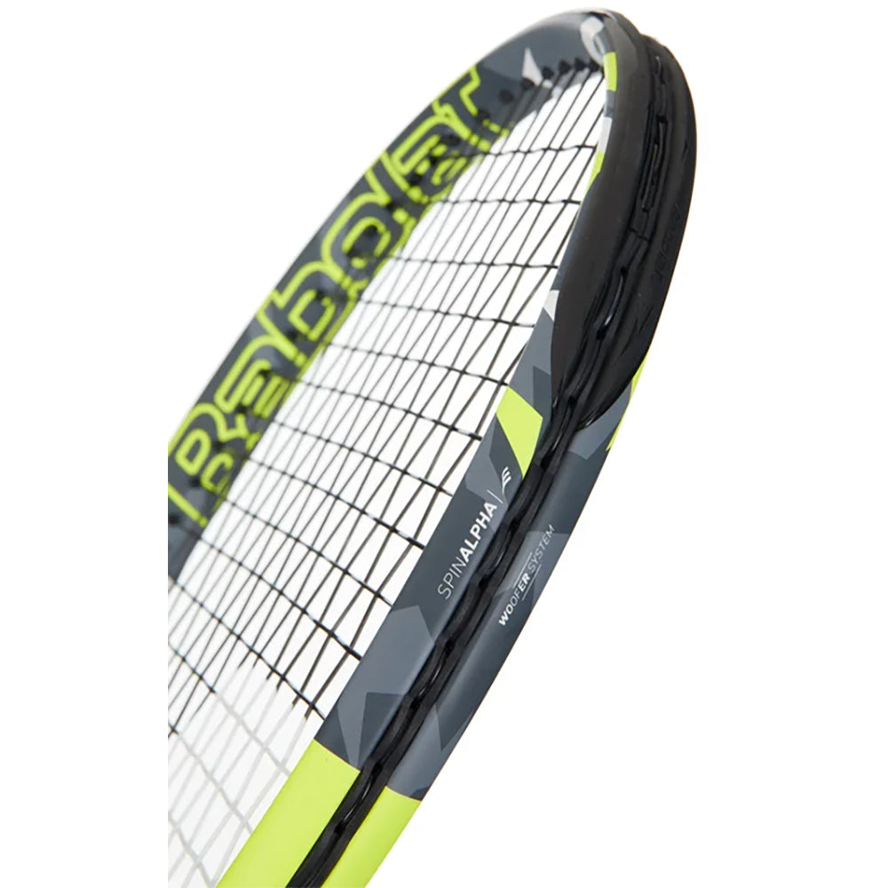 Babolat Evo Aero Unstrung Tennis Racquet (Grey/Yellow)