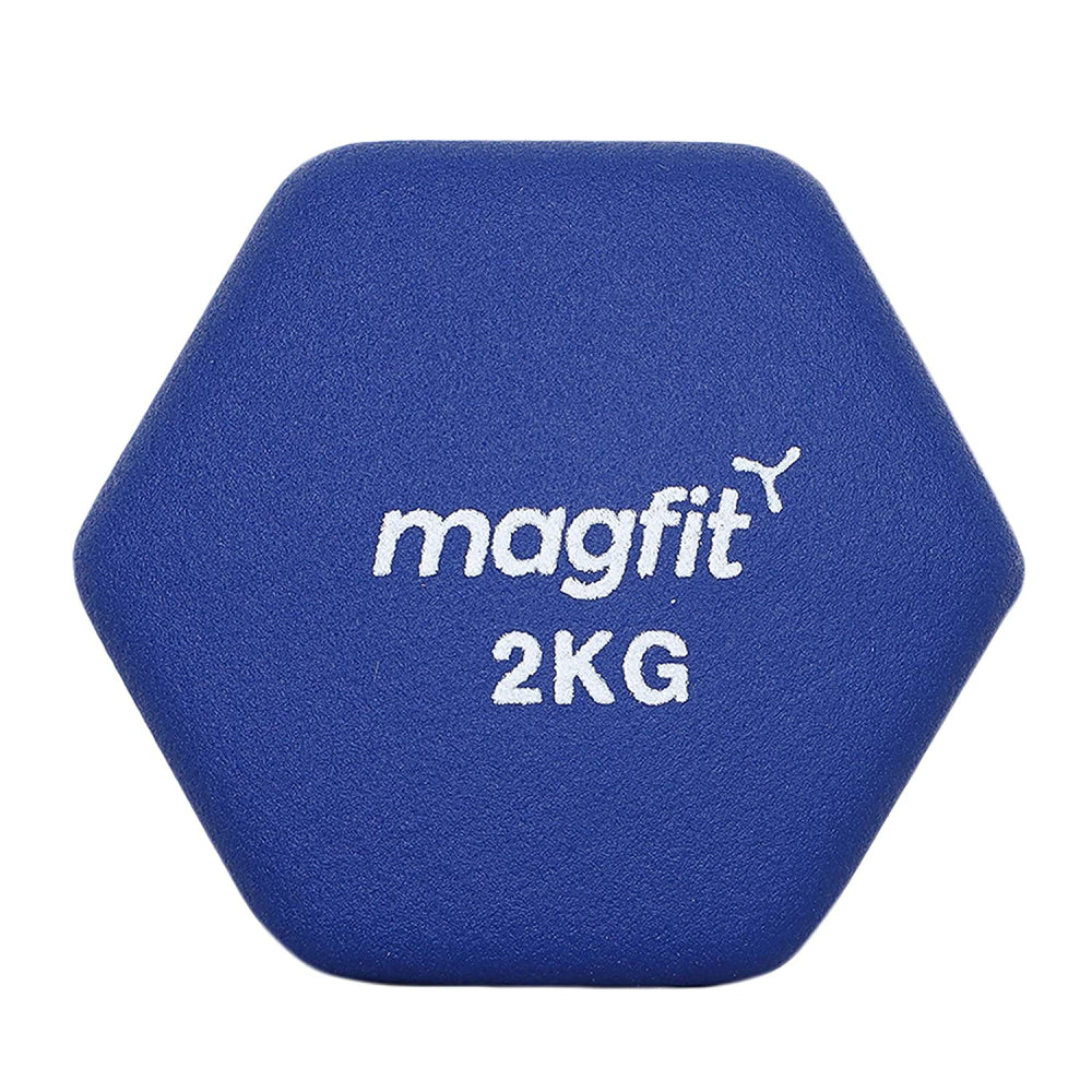 MagFit Neoprene Dumbell (2kg) (Blue)