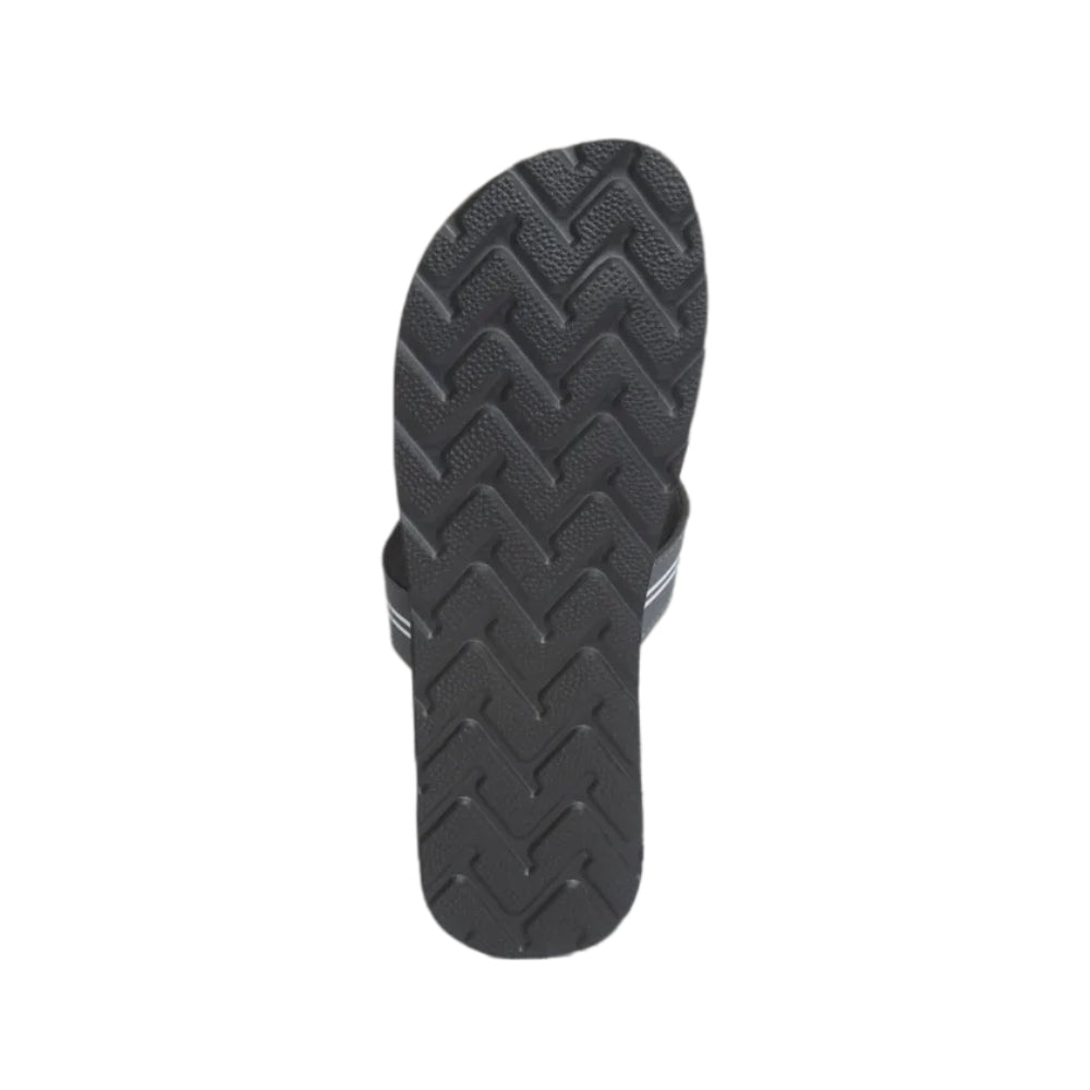 Adidas Men's Glossate Slipper (Core Black/Cloud White/Grey Six)