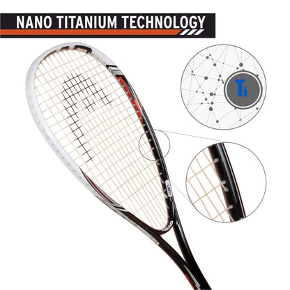 HEAD Nano Ti Spector 2.0 Squash Racquet (Grey/White)