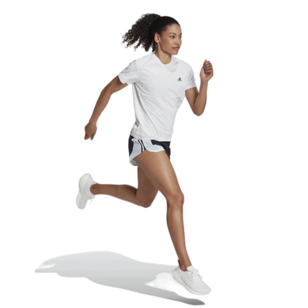 Adidas Women's Marathon 20 Colourblock Running Short (Legend Ink)