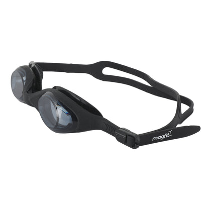 MagFit Unisex Elite Swimming Goggle (Black/Smoke)