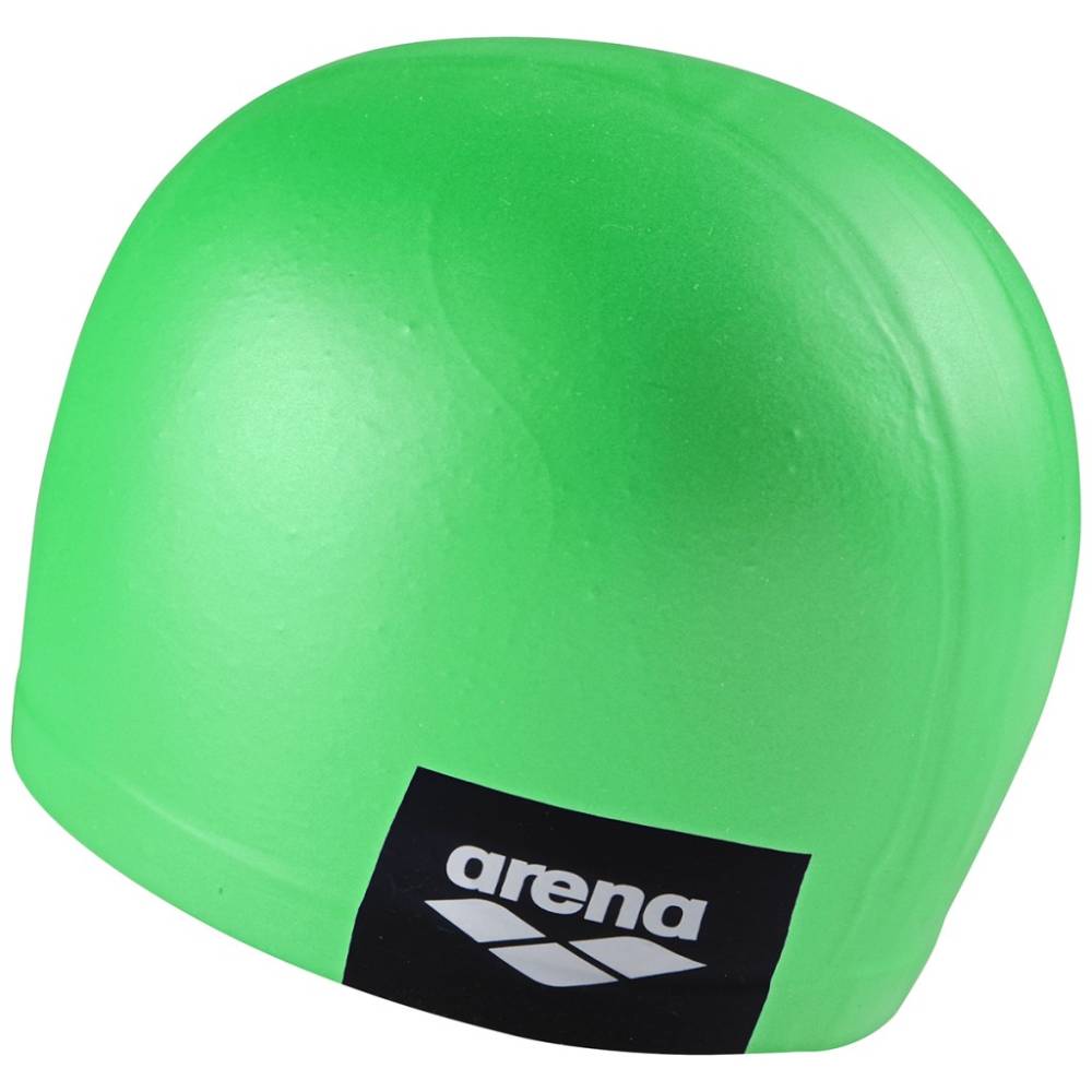 ARENA Adult Logo Moulded Swimming Cap (Pea Green)